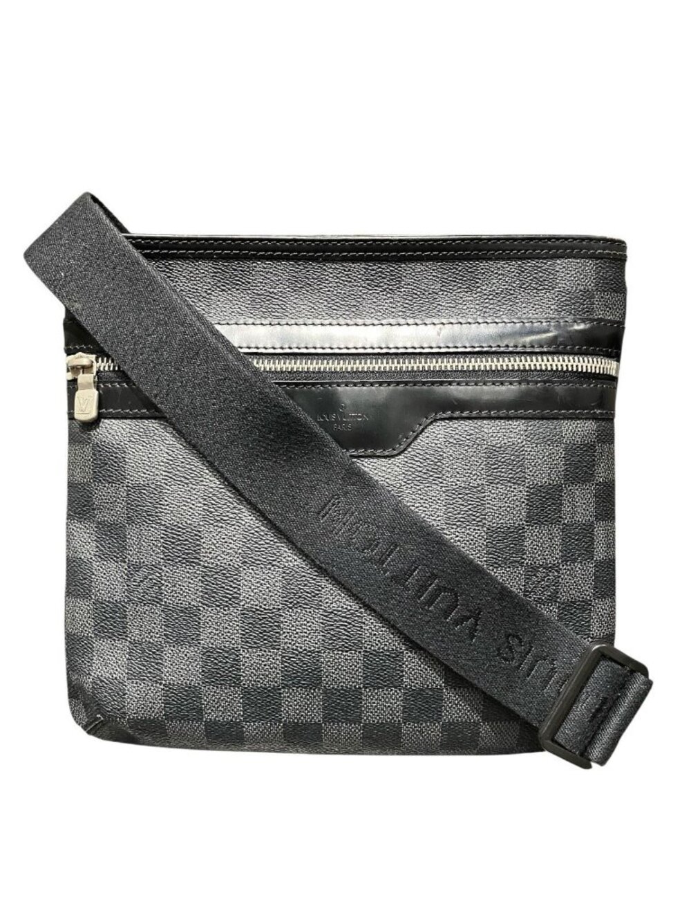 Louis Vuitton Thomas Damier Graphite Shoulder Bag Canvas